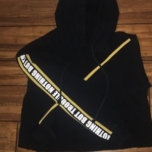 cropped hoodie
